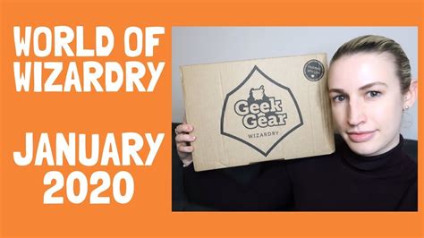 Harry Potter World Of Wizardry Geek Gear Box Unboxing January 2020