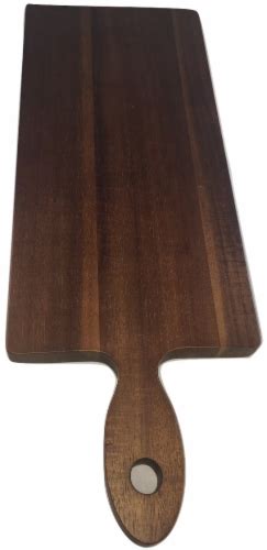 Dash Of That Acacia Wood Paddle Serving Board Brown 1701 In X 614