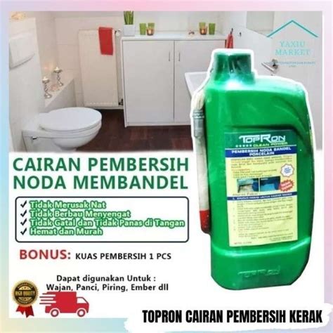 Jual TOPRON 100 Original 1 Liter Clean Power Pembersih Kerak Lantai