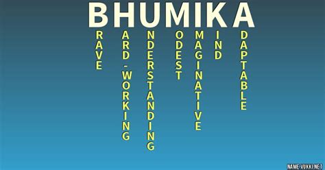 The Meaning Of Bhumika Name Meanings