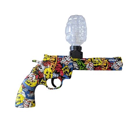 Pistola El Trica De Bolinhas De Gel Orbeez Amarela Bravus Airsoft