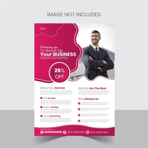 Premium Vector Corporate Business Flyer Template