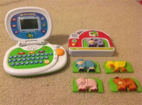 Leapfrog Fridge Farm Animal Magnet Set + LeapFrog My Own Leaptop Learning Laptop | #510839930