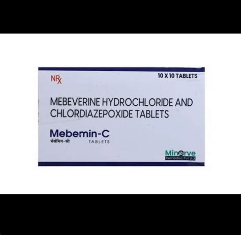 Mebeverine Hydrochloride Chlordiazepoxide Tablets 135 Mg At Rs 1650 In