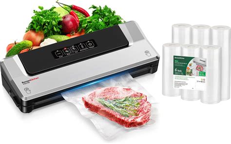 Amazon Bonsenkitchen Vacuum Sealer Machine With 6 Rolls Storage