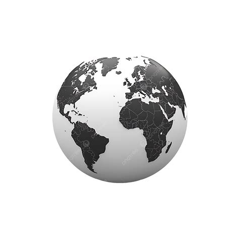 Modern Globe Design With Geographical Features, Globe, World Map, Globe