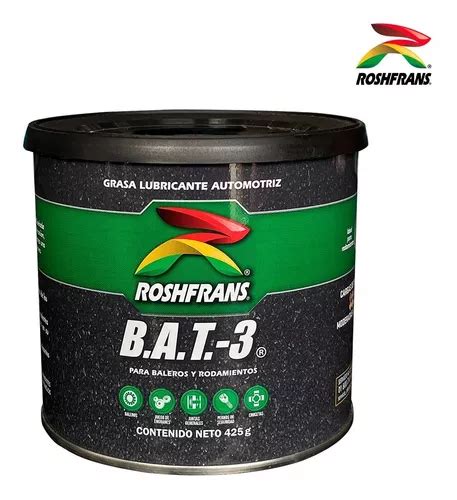 Grasa Lubricante Bat 3 Baleros Y Rodamientos 425g Roshfrans En Venta En