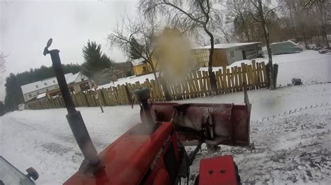 Winterdienst Traktor Power Schnee Räumen Youtube