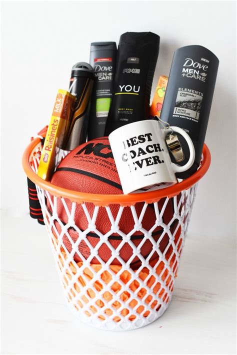 The Best Diy Basketball Coach Themed Gift Basket Basketball Coach