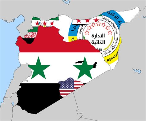 Syrian Civil War Map April 2022