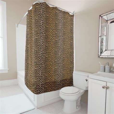 Leopard Print Shower Curtain Au