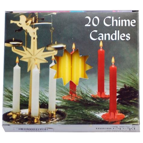 YELLOW Chime Candles For Communication and Clarity (Box of 20)(4") - New Moon Cottage