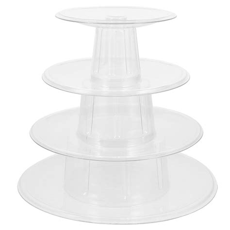 Buy Luxshiny Macaron Tower Display Stand Acrylic Transparent Cupcake