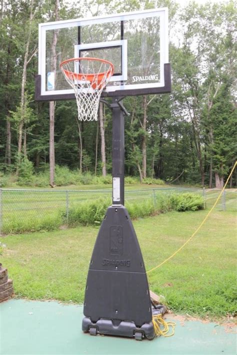 Spalding basketball hoop with adjustable height. | Spalding basketball ...