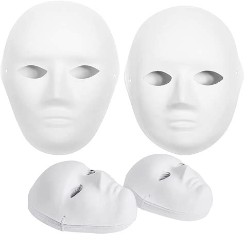 Amazon Calpalmy Pack Paper Mache Masks Sizes For Artistic