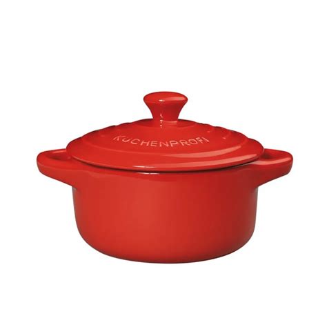 Kuchenprofi Mini Casserole 12cm Red Home Royale