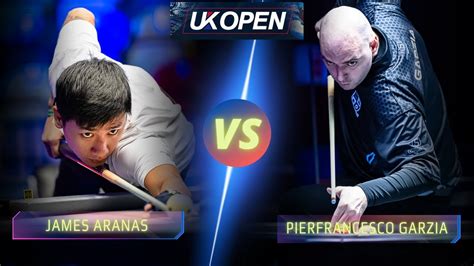 James Aranas Vs Pierfrancesco Garzia Uk Open Billiards