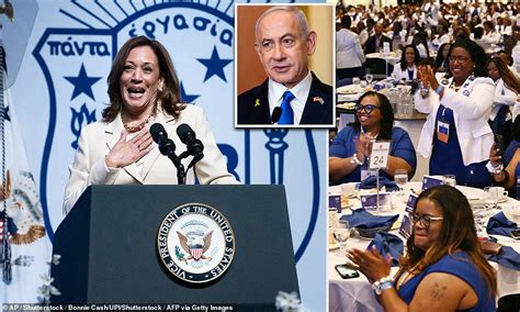 Kamala Harris tells sorority 'we are not playing around'