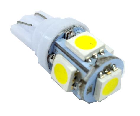 LÂMPADA PINGÃO 5 LEDS SDM PINGO T10 SUPER BRANCO PAR