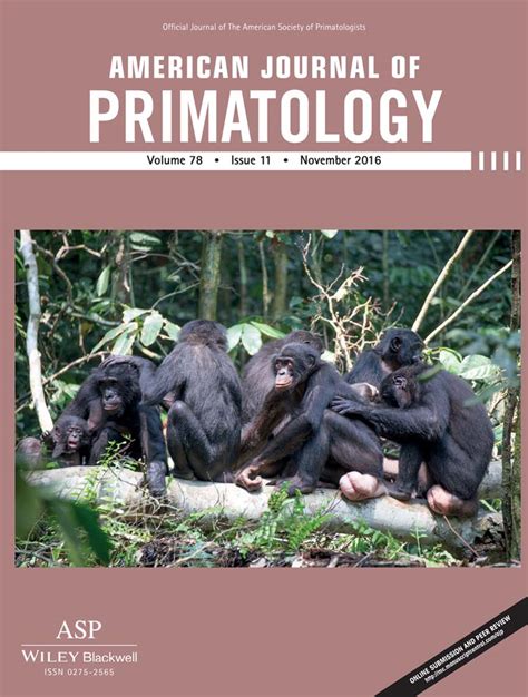 American Journal Of Primatology Primates Journal Wiley Online Library