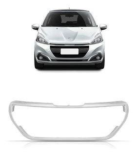 Friso Moldura Grade Parachoque Peugeot 208 2017 2018 2019 20