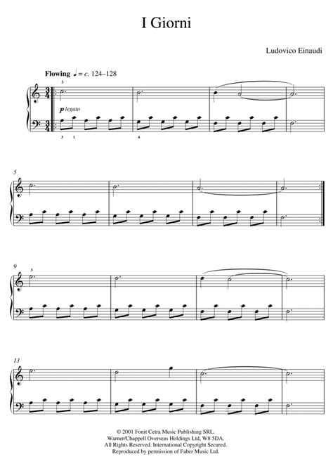 I Giorni By Ludovico Einaudi Piano Method Digital Sheet Music Sheet Music Plus