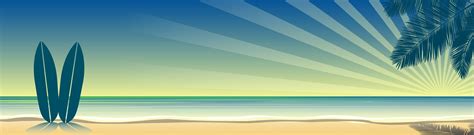 Premium Vector | Beach banner