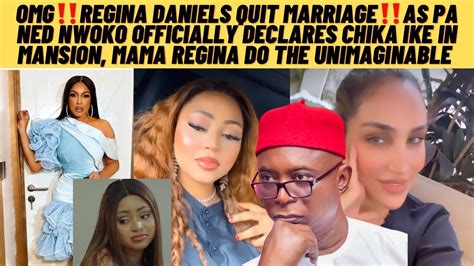 Regina Daniels Quits Marriage‼️as Pa Ned Nwoko Officially Declares