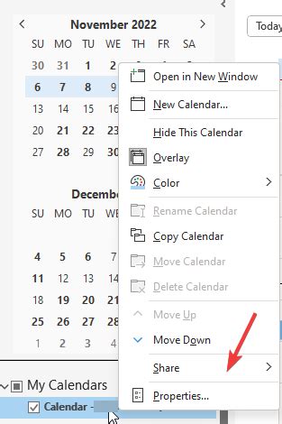 Sharing Your Microsoft Outlook Calendar with Others for Windows - SSA ...