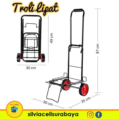 Jual Trolley Besi Troli Lipat Besi Galon Tabung Gas Serbaguna Shopee