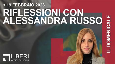 Riflessioni Domenicali Con Alessandra Russo Youtube