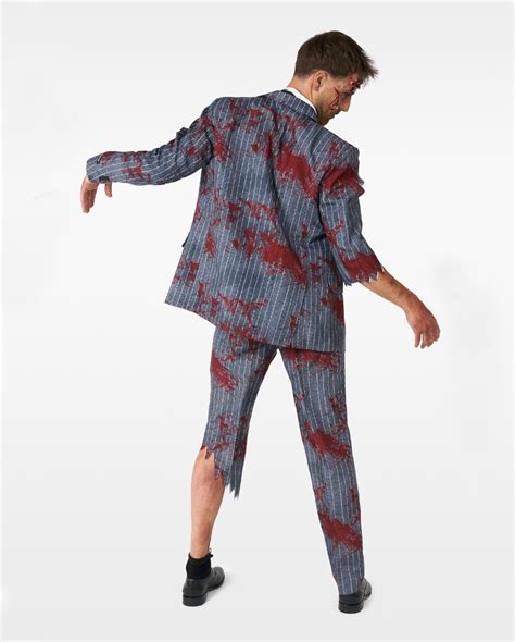 Zombie Grey Suit Suitmeister For Men Horror Shop