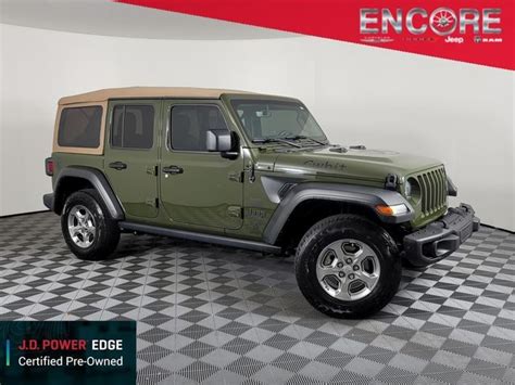 Pre Owned 2021 Jeep Wrangler Unlimited Freedom Edition 4d Sport Utility In Mobile T684245