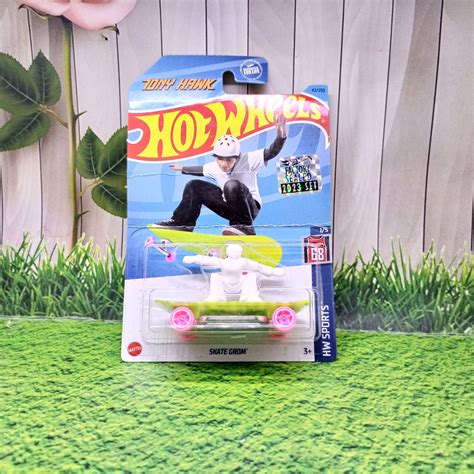 Hot Wheels Skate Grom Tony Hawk Hijau 2013 Original Toys Collectibles Mainan Di Carousell