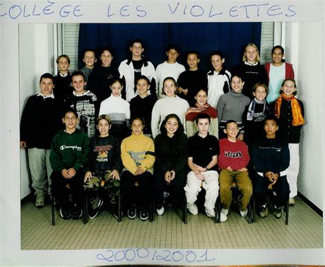 Photo De Classe E De Coll Ge Les Violettes Copains D Avant