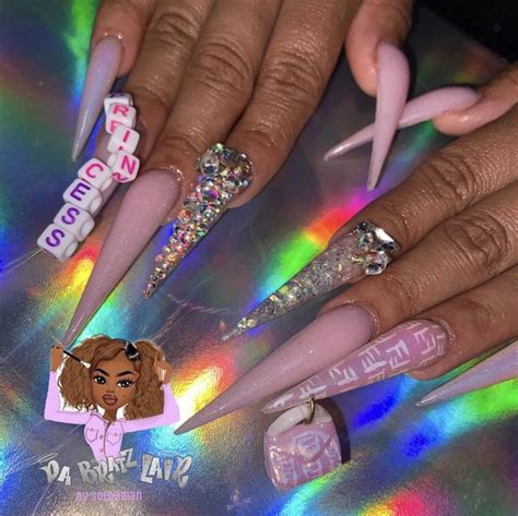 Pin By ฿💙₳💎ⱤⓂ️฿💧ł🧩Ɇ ₮🦋Ɽ🥶₳🧢₱ On ĆŁΔŴŽ Acrylic Nail Designs Dope Nail