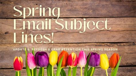 Spring Email Subject Lines 1 Start Small Media