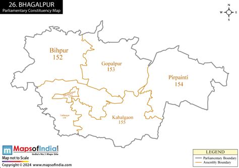 Bhagalpur Election Result 2024 - Parliamentary Constituency Map and ...