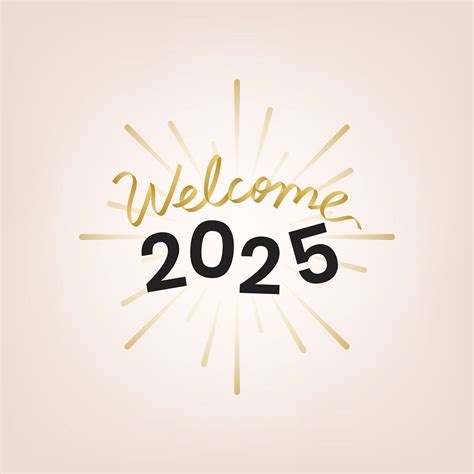 2025 Welcome New Year Text Premium Psd Rawpixel