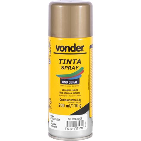 TINTA SPRAY DOURADO 200ML South Safe Compromisso O Cliente