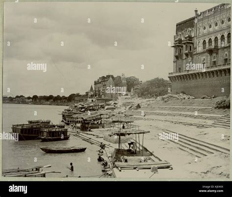 Ghats of Benares in the 1890s Stock Photo - Alamy