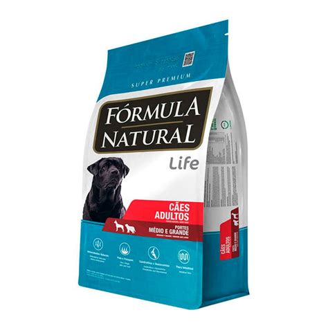 Ração Fórmula Natural Para Cães Adultos De Raças Médias E Grandes 15kg