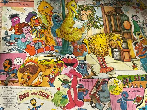 Vintage Sesame Street Ephemera Etsy