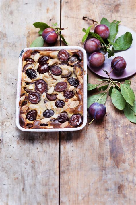 Clafoutis Aux Quetsches Et Aux Amandes Recette Cuisine