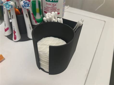 Cotton Pad And Tips Holder By Volodymyr Plekhanov Download Free Stl