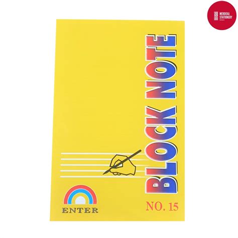 Jual Block Note Notepad Notebook Blocknote Enter A5 14x21 5 Cm 20