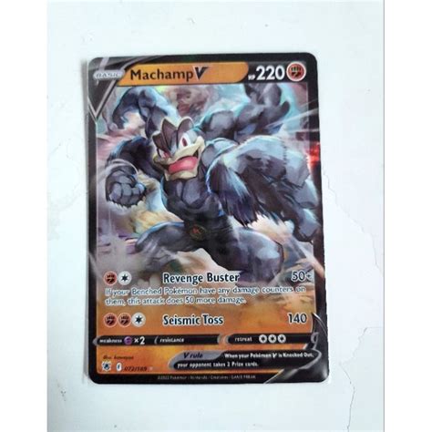 Pokemon Machamp V Astral Radiance Card Shopee Singapore