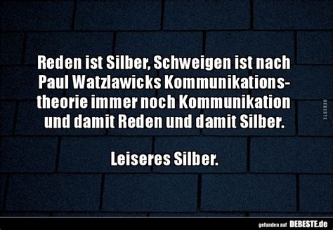 Reden Ist Silber Schweigen Ist Nach Paul Watzlawicks Lustige