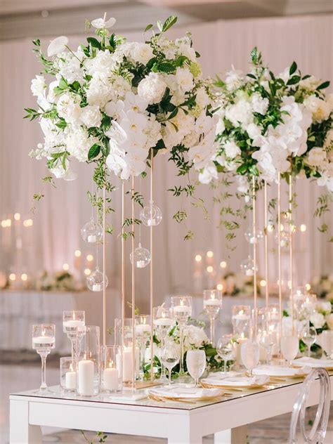 38 Tall Wedding Centerpieces That Are Totally Luxe