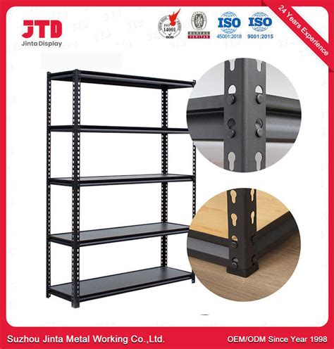 Adjustable Light Duty Boltless Rack Galvanized Steel Storage Shelf Rack